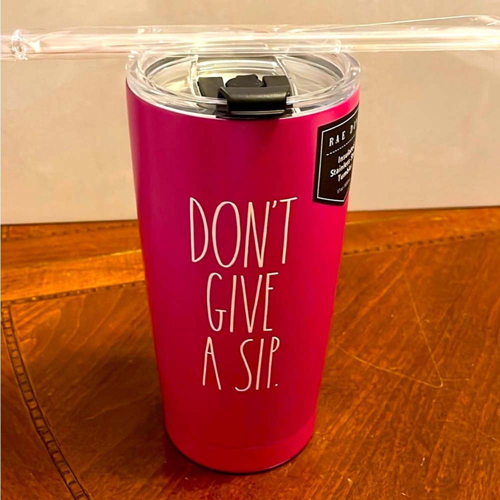 Rae Dunn DON'T GIVE A SIP Tumbler